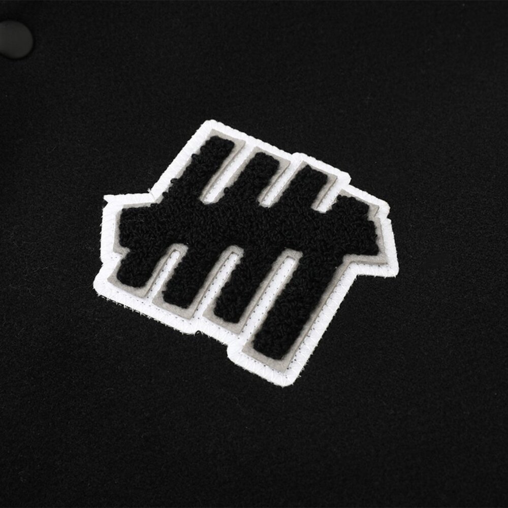 Undefeated Black Baseball Jacket - image 4